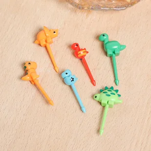 18 szt. widelców do wody z dinozaurami - Folia, papier śniadaniowy, serwetki - miniaturka - grafika 1