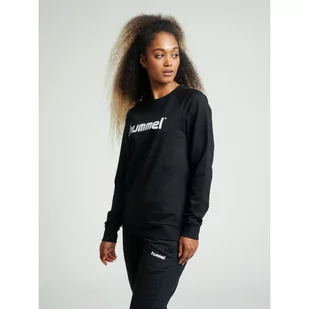 Bluza do piłki ręcznej damska Hummel Go Cotton Logo Sweatshirt Woman - Piłka ręczna - miniaturka - grafika 1