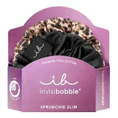 Ozdoby do włosów - Invisibobble - Sprunchie Slim Premium - Kolor Leo Is The New Black, gumka Do Włosów - Sprunchie Slim Premium Leopard - Dla Kobiet - miniaturka - grafika 1