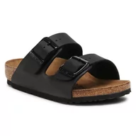 Klapki i japonki damskie - Birkenstock Klapki Arizona Kids 555123 Black - miniaturka - grafika 1