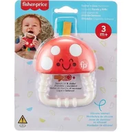 Grzechotki dla dzieci - FP Grzybek Gryzaczek ze światełkami HBP46 Mattel - miniaturka - grafika 1