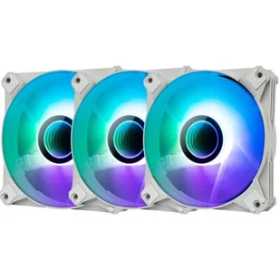 Zestaw wentylatorów ARGB do komputera Darkflash INF8 3w1 120x120 (biały) - Tuning komputera - akcesoria - miniaturka - grafika 1