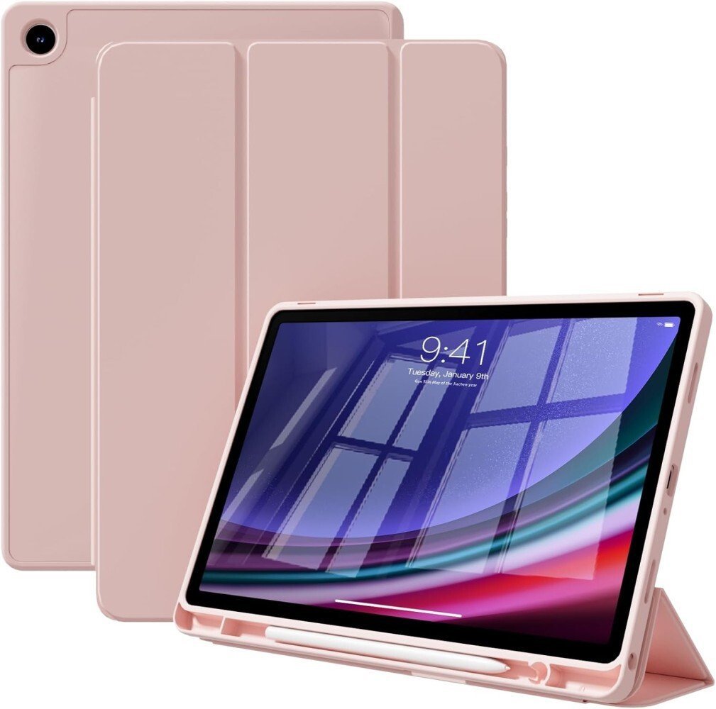 Etui na tablet SUPERO Etui z klapką SUPERO do Samsung Galaxy Tab A11 8,7 / Samsung Galaxy Tab A9 8,7, różowe 1