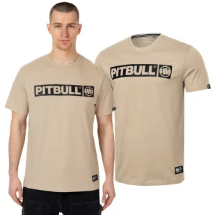 Koszulka PITBULL Middle Weight 170 Basic Hilltop '24 - Piaskowa  3XL - Odzież taktyczna i umundurowanie - miniaturka - grafika 1
