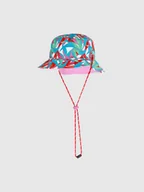 Czapki damskie - 4F Kapelusz dwustronny bucket hat uniseks - różowy L/XL - miniaturka - grafika 1