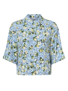 Marc O'Polo Denim - Bluzka damska, niebieski|wielokolorowy - Koszule damskie - miniaturka - grafika 1