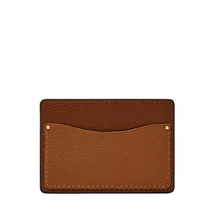 Fossil Męskie skórzane etui Anderson Slim Minimalistyczny portfel na karty, brązowy/siodłowy, (Model: ML4576914), Anderson Brown/Siodło, 4 cale dł. x 0,6 cm szer. x 7 cm wys. Etui na karty Anderson - Etui na dokumenty i karty - miniaturka - grafika 1