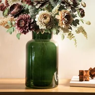 Wazony i flakony - Wazon TENNO szklany zielony 14,5x14,5x25,5 cm HOMLA - miniaturka - grafika 1