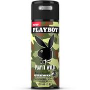Dezodoranty i antyperspiranty męskie - Playboy Play It Wild M) dsp 150ml - miniaturka - grafika 1