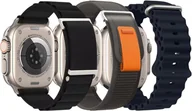 Akcesoria do smartwatchy - PASEK DO ZEGARKA APPLE WATCH ULTRA/ULTRA 2 49/45/44/42 mm zestaw 3 szt - miniaturka - grafika 1