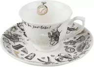 Filiżanki - PORCELANOWA FILIŻANKA ESPRESSO ZE SPODKIEM - V&A MUSEUM Alicja w Krainie Czarów 100 ml - miniaturka - grafika 1