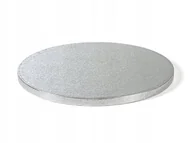 Pozostałe akcesoria kuchenne - Podkład Pod Tort Srebrny Gruby 12Mm 20 Cm Modecor - miniaturka - grafika 1