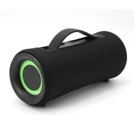 Głośniki przenośne - GEMBIRD PRZENOŚNY GŁOŚNIK BLUETOOTH LED SPK-BT-LED-04 RMS 2X 5W, WBUDOWANY MIKROFON, KOLOR CZARNY, USB, AUX, MICROSD - miniaturka - grafika 1