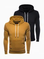 Bluzy męskie - Zestaw bluz męskich z kapturem BASIC 2-pak mix V4 Z35 XXL - miniaturka - grafika 1