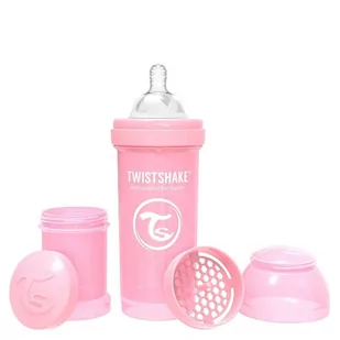 Vital Innovations bidon Twist Shake Anti-kolka, 260 ML  Rosa (78255) - Shakery i bidony sportowe - miniaturka - grafika 1