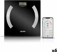 Termometry domowe - Aprilla Cyfrowa waga z Bluetooth Aprilla 6 Sztuk - miniaturka - grafika 1
