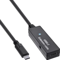 Kable komputerowe i do monitorów - InLine InLine® USB 3.2 Gen.1 active extension, USB-C male to USB-C female, 5m - miniaturka - grafika 1
