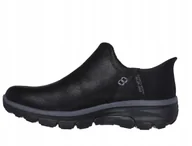 Botki damskie - SKECHERS DAMSKIE KRÓTKIE BOTKI Z OCIEPLENIEM WSUWANE 37 J3A - miniaturka - grafika 1