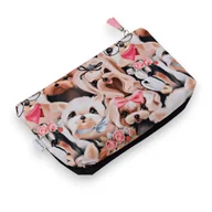 Kosmetyczki, organizery i kuferki - Kosmetyczka damska organizer do torebki etui saszetka do torby pieski york - miniaturka - grafika 1