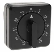 Minutniki - MINUTNIK Kuchenny Czarny TIMER Czasomierz 2875 - miniaturka - grafika 1