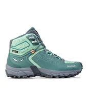 Buty trekkingowe damskie - Trekkingi Salewa Ws Alpenrose 2 Mid Gtx 8540 Zielony - miniaturka - grafika 1