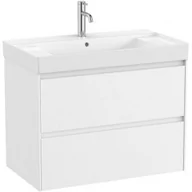 Szafki łazienkowe - Roca Ona Unik zestaw łazienkowy 80 cm umywalka z szafką biały mat A851691509 - miniaturka - grafika 1