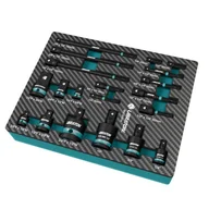 Inne - TEMU 20 szt. LIBRATON Zestaw adapterów i reduktorów do końcówek ze stali chromowo-wanadowej, kompatybilny z wiertarką uderzeniową, kwadratowe i - miniaturka - grafika 1