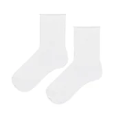Skarpetki dla dzieci - Skarpetki dziecięce z bawełny organicznej, białe - miniaturka - grafika 1
