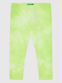 Legginsy - Benetton United Colors Of Legginsy 3D7CGF00L Zielony Slim Fit - grafika 1