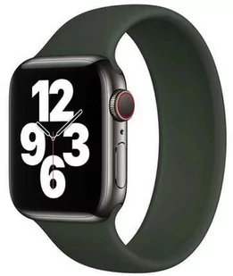 Opaska Pasek Bransoletka Solo Loop Apple Watch 1/2/3/4/5/6/7/8/Ultra/Se 42/44/45/49Mm Army Green Rozmiar L - Akcesoria do smartwatchy - miniaturka - grafika 1