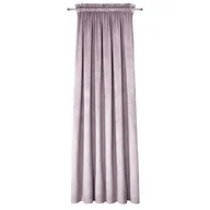 Zasłony - Euro Firany Zasłona 135 x 270 Dekoracyjna Velvet Rosa Puder 1206196 - miniaturka - grafika 1