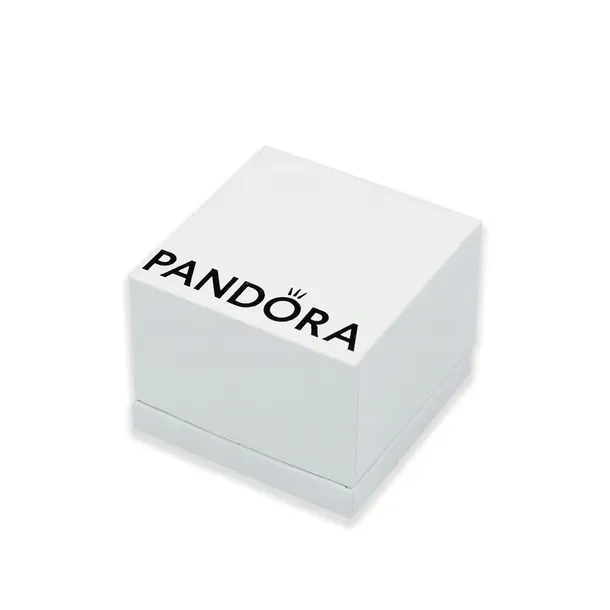 Oryginalne Pudełko PANDORA małe 5x5x4 cm na Charmsy Kolczyki