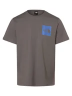 Koszulki męskie - The North Face Koszulka męska Mężczyźni Bawełna szary nadruk, S - miniaturka - grafika 1