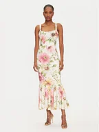 Sukienki - Guess Sukienka koktajlowa W5GK20 WH4S2 Kolorowy Slim Fit - miniaturka - grafika 1