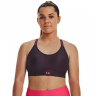 Bielizna sportowa damska - Biustonosz treningowy UNDER ARMOUR Infinity Covered Mid - fioletowy - miniaturka - grafika 1