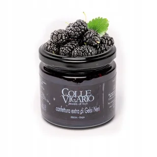 Konfitura z Czarnej Morwy z Sycylii 240g Naturalna / Colle Vicario - Konfitury, marmolady, powidła - miniaturka - grafika 1