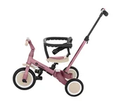 Rowerki biegowe - PETITE&MARS - Dziecięcy rowerek trójkołowy 5w1 TURBO Dusty Rose - miniaturka - grafika 1