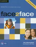 Pozostałe języki obce - Face2face Pre-Intermediate Workbook with key - Nicholas Tims, Chris Redston, Gillie Cunningham - miniaturka - grafika 1