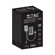 Taśmy LED - Sterownik Taśm V-TAC LED RGBW CCT 12V/24V Podczerwień 28 Przycisków VT-2428 - miniaturka - grafika 1