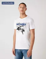 Koszulki męskie - MĘSKI T-SHIRT WRANGLER SS PHOTO W TEE WHITE W7G7D3989 112131830 - Wrangler - miniaturka - grafika 1