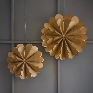 Lampa wisząca Maravilla, złota Ø 60 cm - Ozdoby bożonarodzeniowe - miniaturka - grafika 4
