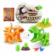 Figurki dla dzieci - Smashers Dino Island T-REX Battles 2 Dinozaury Zuru + Niespodzianki - miniaturka - grafika 1