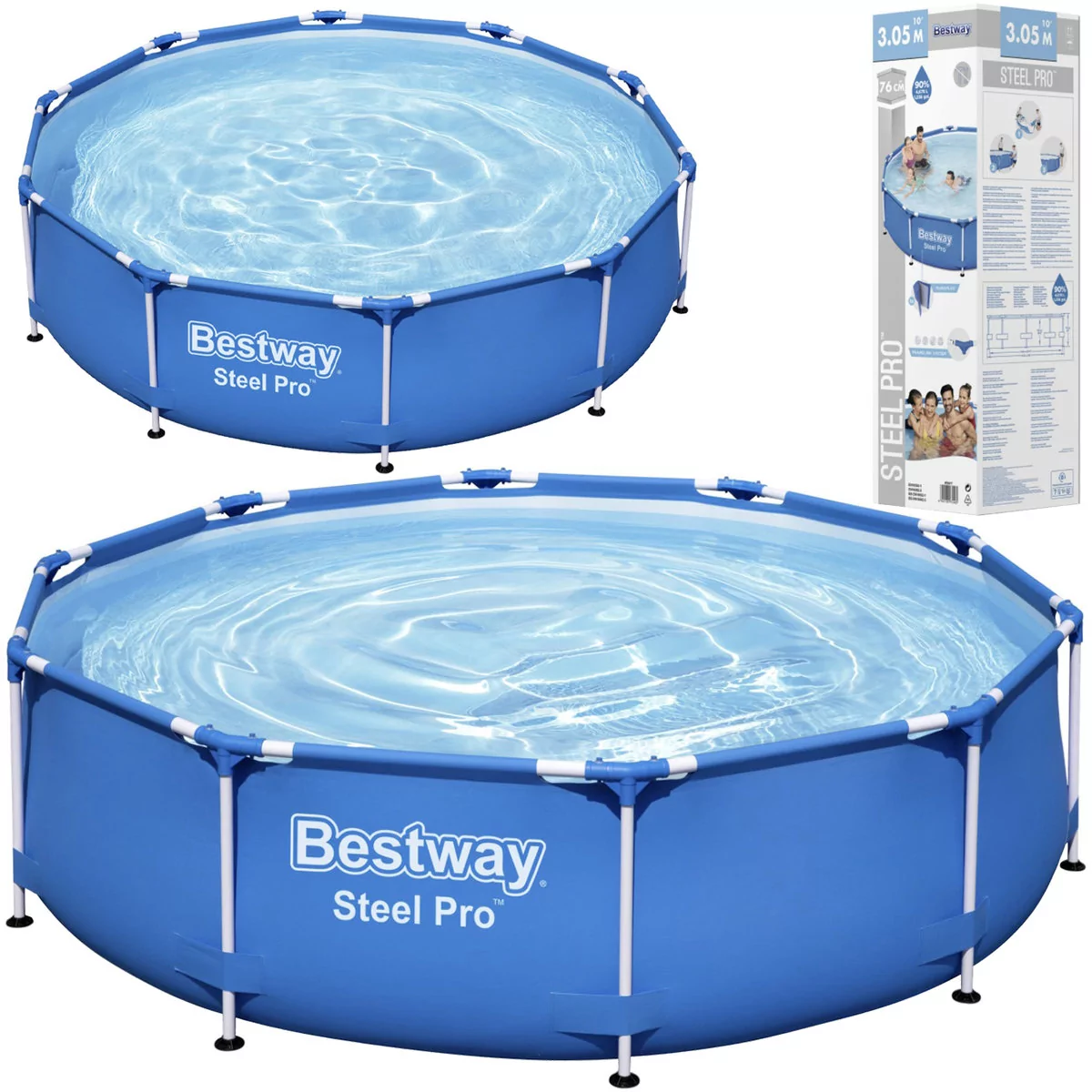 Bestway Basen stelażowy 56677 305x76cm 5w1 126243