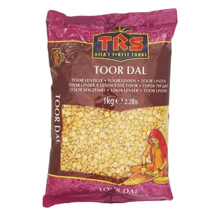 Gołębi groszek Toor Dal TRS 1kg - Ziarna i nasiona roślin strączkowych - miniaturka - grafika 1