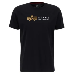 Koszulka Alpha Industries Alpha Label T 118502 03 - Czarna RATY 0% | PayPo | GRATIS WYSYŁKA | ZWROT DO 100 DNI - Odzież taktyczna i umundurowanie - miniaturka - grafika 1