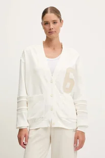 New Balance bluza damska kolor beżowy z nadrukiem WT51515SST - Bluzy damskie - miniaturka - grafika 1