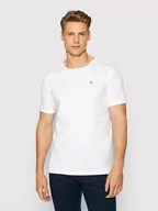Koszulki męskie - Tommy Hilfiger T-Shirt 2S87904671 Biały Regular Fit - miniaturka - grafika 1