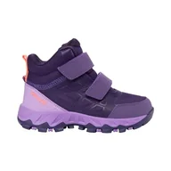 Buty dla chłopców - Viking Track Mid WP 2v, Unisex buty do chodzenia, Aubergine Lilac, 28 EU - miniaturka - grafika 1