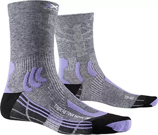 Skarpetki damskie - X-socks damskie Trek Retina damskie skarpety trekkingowe, skarpety do wędrówek szary grey multi melange/dust 41-42 XS-TSR8S20W - grafika 1
