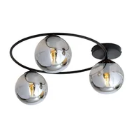 Lampy sufitowe - Sopra lampa sufitowa 3-punktowa czarna/grafitowa 1256/3 - miniaturka - grafika 1